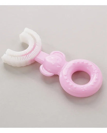 Baby U -Shaped Silicone Manual Tooth Brush With Soft & Elastic Bristles